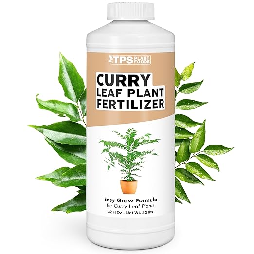 Curry Leaf Fertilizer – Liquid Plant Food for More Leaves, Bushier Growth & Deep Green Foliage, 32 oz