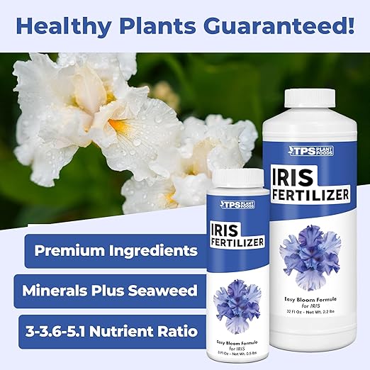 Iris Fertilizer – Liquid Plant Food for More Blooms, Stronger Root Development & Vibrant Flower Color, 8 oz