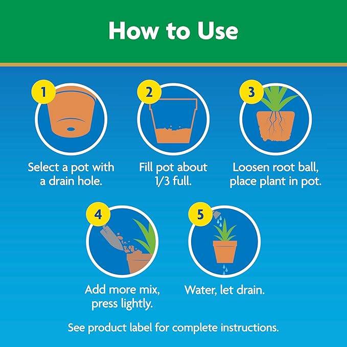 Miracle-Gro Moisture Control Potting Mix - Plant Soil for Container Plants, Protects Against Over- and Under-Watering, 16 qt. (2-Pack)
