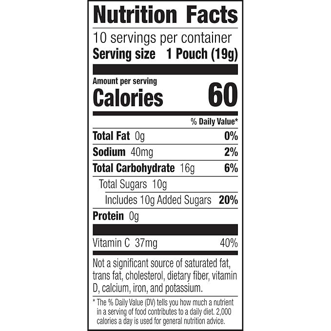 Annie's Organic Bunny Fruit Flavored Snacks, Tropical Treat, Gluten Free, 10 Pouches, 7 oz