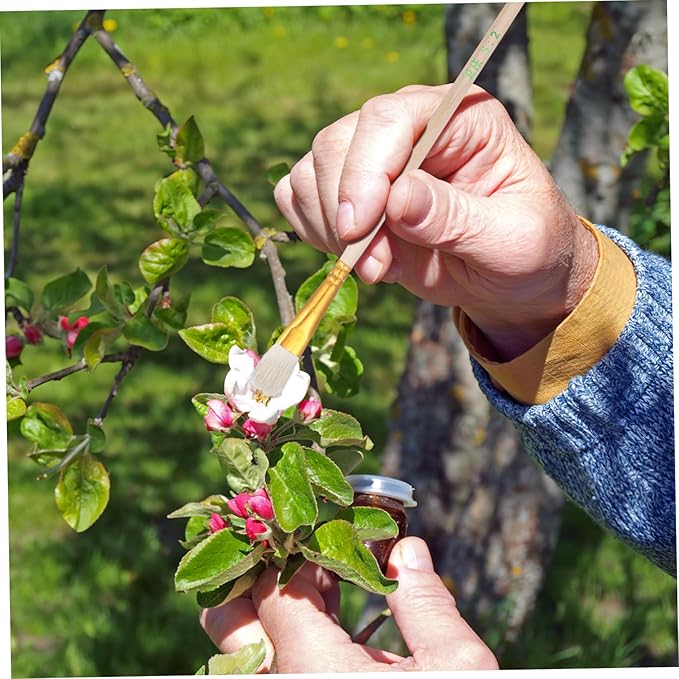YARNOW Pollination Brush for Plants Hand Pollination Tool for Fruit Tree and Vegetable Garden Bee Pollinator Pen for Efficient Pollinating 7.87 Inch Length