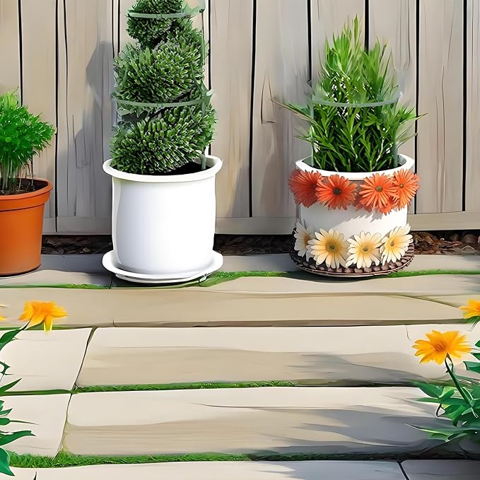 10 Pack Stackable Monstera Plant Support, Garden Stakes for Climing Plants Stem Support, Durable Plant Accessories for Indoor Outdoor Potted Plants, Flower Other Climbing Plants