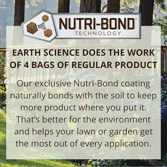 Earth Science Fast Acting Sulfur Granules – 2.5lb – Soil pH Reducer, Lowers pH Instantly, Reduces Nutrient Runoff, Improves Growth & Color for Acid-Loving Plants, Long-Lasting Lawn Care Supplement