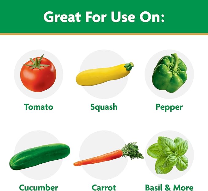 Miracle-Gro Water-Soluble Plant Food for Vegetables & Herbs - Garden Fertilizer for Tomatoes Squash Peppers Cucumbers - Boosts Yield - Abundant Harvest, 2 lbs.