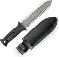 Hori Digging Knife - 7.5 Inches, with Leather Sheath, Black