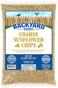 CountryMax Coarse Sunflower Hearts Bird Seed Kernels – Premium No-Shell Feed for Wild Birds, Mess-Free, High-Energy Nutrition (20 Pounds)