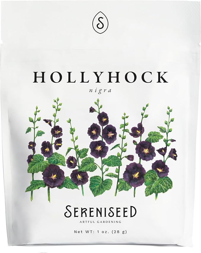 Sereniseed Nigra Hollyhock Seeds (1 oz)
