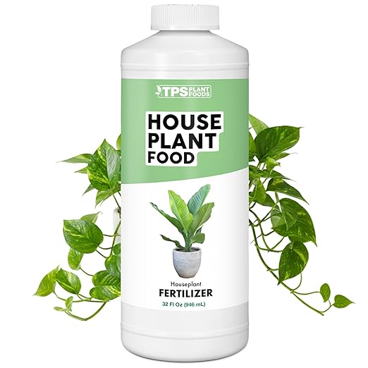 Houseplant Fertilizer – Liquid Plant Food for Lush Growth, Rich Green Leaves & Stronger Root Development, 32 oz