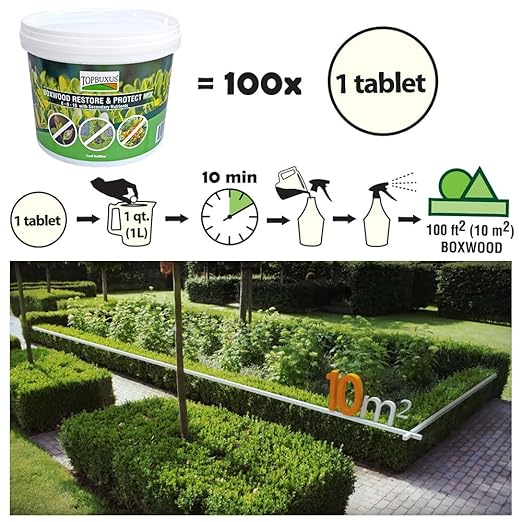 TOPBUXUS Boxwood Restore & Protect Mix - 10 tabs for 1,000 sq. ft.
