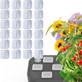 25 Pack Square Plant Spacer Kit for Hydroponic Growing System, Hydroponics Cover Lid Accessories for Indoor Garden Spacer Caps, Compatible with Idoo,QYO,LYKO and Most Square Grow Pods, White