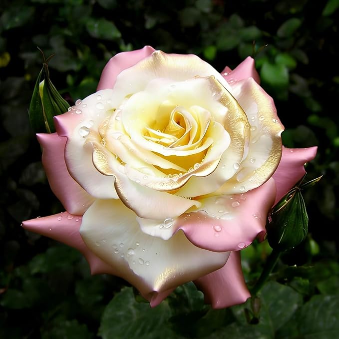 Mixrug Grandiflora Rose Seeds for Planting, 200+pcs Perennial Non-GMO Heirloom Grandiflora Rose Flower Seeds, Rare Beauty Home Garden Blooms Flowers Plants for Outdoors