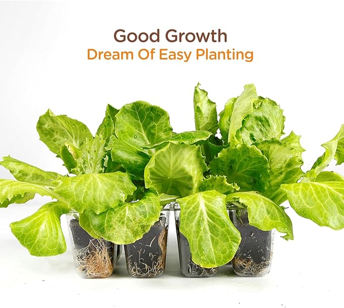 75pcs Seedling Starter Block, Root Riot, Eco-Friendly Biodegradable Material, Seed Starter Pod, Starter Plugs, Peat Coconut Coir, Fits Standard Clone Trays, Indoor Outdoor Gardening, Brown