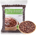 Lava Rocks for Plants -100% Pure Volcanic Rock No Dyes or Chemicals-Best Lava Stones Top Dressing for Cacti Succulents Plants,Bonsai (Red, 20LBS)