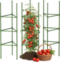 CEWOR Tomato Cage - 3 Pack Tomato Cages for Garden, Up to 51.2" Tall Tomato Trellis Plant Support Garden Stakes, Adjustable Vegetables Structures for Pots, Raised Garden Bed, Climbing Plants Outdoor