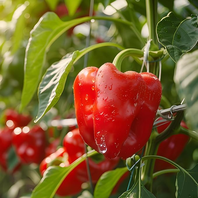 600+ Pepper Seeds, Heirloom Vegetable Seed for Planting Indoor Outdoor, 10 Varieties Hot and Bell Pepper (Capsicum Annuum) Seeds Garden Kit, Non-GMO Home Fresh Food Hydroponic Veggie Supply