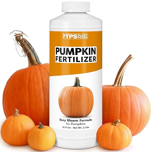 Pumpkin Fertilizer – Liquid Plant Food for Bigger Pumpkins, Vigorous Vines & Larger Harvests, 32 oz