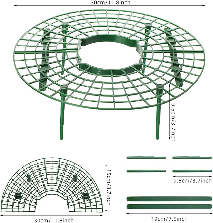 ANGTUO 10 Pack Strawberry Supports for Garden Strawberry Plant Support Strawberry Stand Holder Strawberry Racks Growing Frame