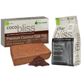 Coco Coir Brick (650gms) + Char Bliss (1 Qt) - Coco Coir Brick & Organic Biochar for Plants - Organic Coco Coir for Plants - Biochar Soil Amendment - Charcoal for Plants - Garden Soil Potting Mix