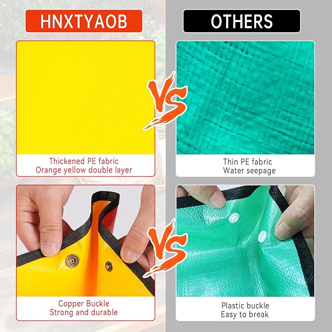 HNXTYAOB Extra Large Repotting Mat for Indoor Plants & Potting Soil Mat Portable Potting Tray Reusable Gardening Mat Garden Gift for Women Men (39.5"X39.5")