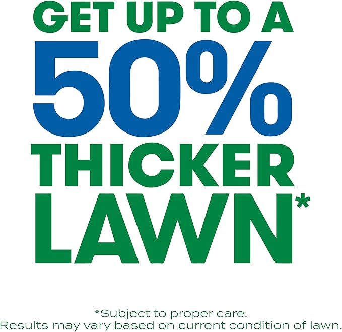 Scotts Turf Builder Thick'R Lawn Sun and Shade, Combination Seed, Fertilizer and Soil Improver, Thickens Thin Grass, 10 lbs.