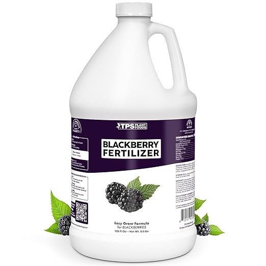 BlackBerry Fertilizer – Liquid Plant Food for Bigger Berries, Better Flowering & Stronger Cane Growth, 1 Gallon