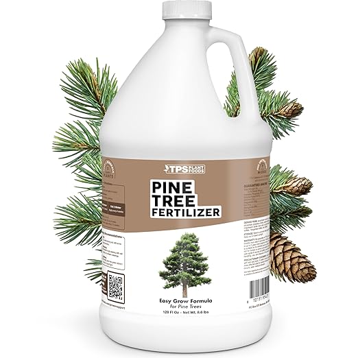 Pine Tree Fertilizer - for Leyland Cypress & Evergreen Tree Care - Pushes Rapid Root Growth for Strong, Wind-Resistant Yard Trees - Liquid Plant Food, 1 Gallon