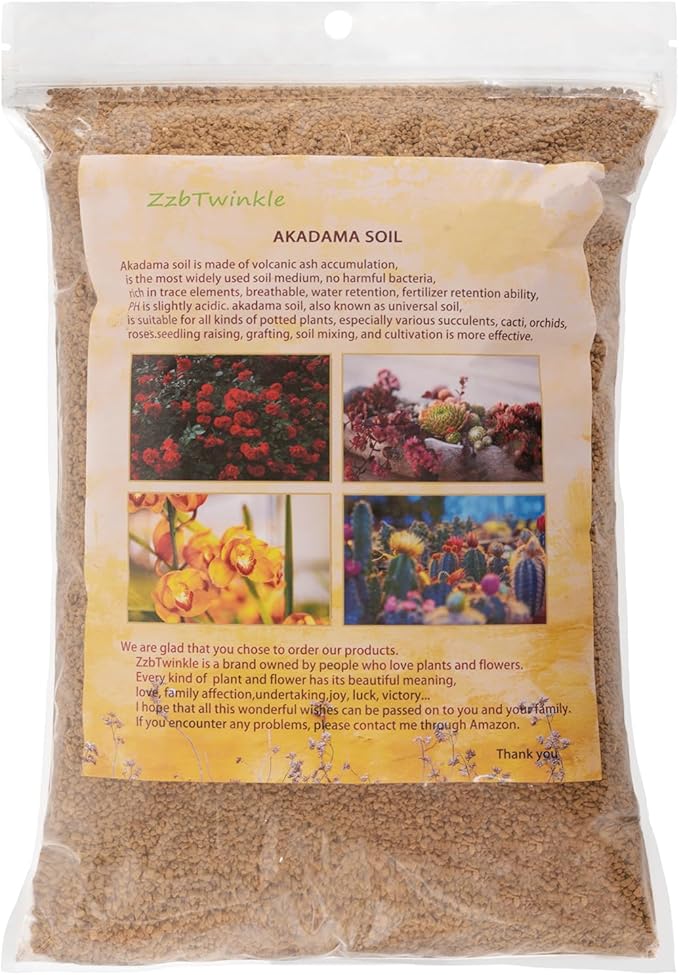 Japanese Super Hard Akadama Bonsai Soil - Extra Small Grain (2-4mm), 4 lb (2.4 QT) | Premium Volcanic Clay Medium for Cuttings, Seedling Cultivation & Fine-Rooted Bonsai