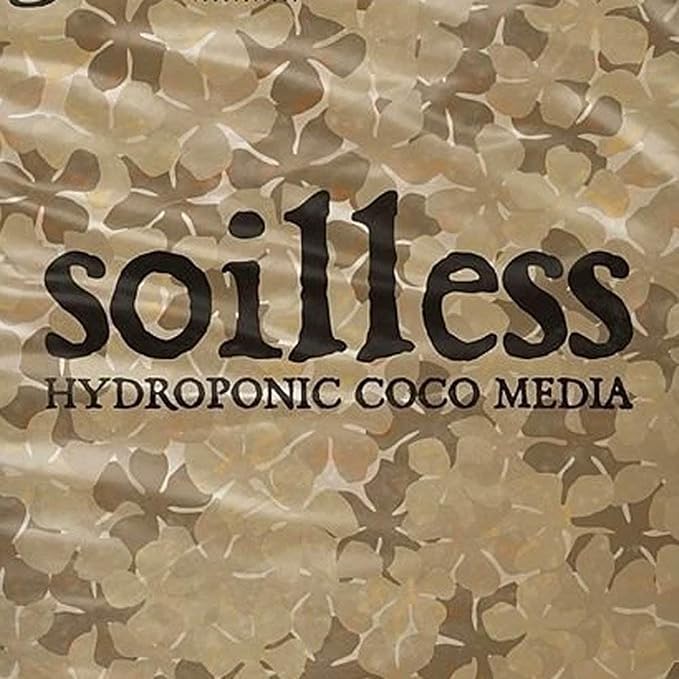 Roots Organics ROS Soilless Hydroponic Gardening Coco Fiber Media Mix Premium Growing Mix for Plants, 1.5 cu ft