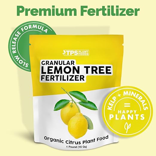 Granular Lemon Tree Fertilizer – Organic Slow Release Plant Food for Faster Growth, Stronger Roots & Higher Fruit Yield, 16 oz