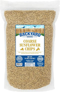 CountryMax Coarse Sunflower Hearts Bird Seed Kernels – Premium No-Shell Feed for Wild Birds, Mess-Free, High-Energy Nutrition (10 Pounds)