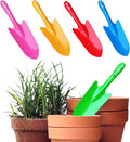 Garden Trowel for Digging and Planting, Mini Colorful Metal Hand Shovel, Small Trowel Set Garden Tools for Flower Soil Planting Digging Transplanting Ideal Gardening Gift for Kids