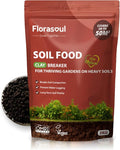 Florasoul® Clay Breaker Soil Amendment (6.6 lbs) – Revitalize Heavy Clay & Compacted Soil – Plant-Based & Vegan Formula – Enhances Drainage & Aeration – for Gardens, Lawns & Flower Beds