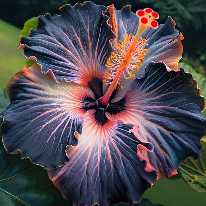30+ Perennial Black Hibiscus Flower Seed to Plant Outdoor-Tropical Exotic Plant Garden Seeds Non-GMO Heirloom