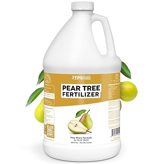 Pear Tree Fertilizer – Liquid Plant Food for More Fruit, Better Flowering & Stronger Root Development, 1 Gallon