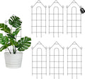 24" Plant Trellis, 6 Pack Metal Garden Trellis for Potted Plants Indoor/Outdoor, Rust-Proof Sturdy Steel Trellis for Climbing Plants, Monstera, Tomatoes, Cucumbers