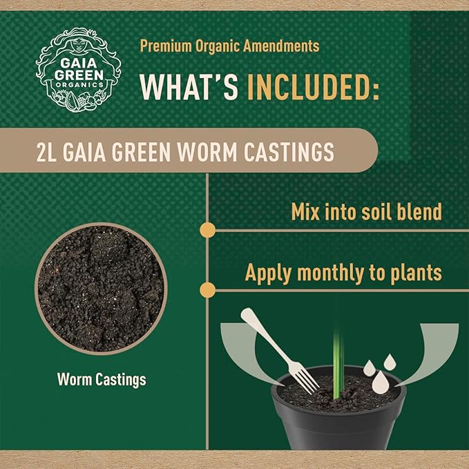Gaia Green Power Bloom Fertilizer, 2 kg Pouch High Phosphate Organic Blend for Maximum Flowering and Fruit Production in Professional Hydroponics and Traditional Soil Gardening