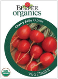 Burpee Organic Cherry Belle Radish Seeds - Fast, Classic Round Radish