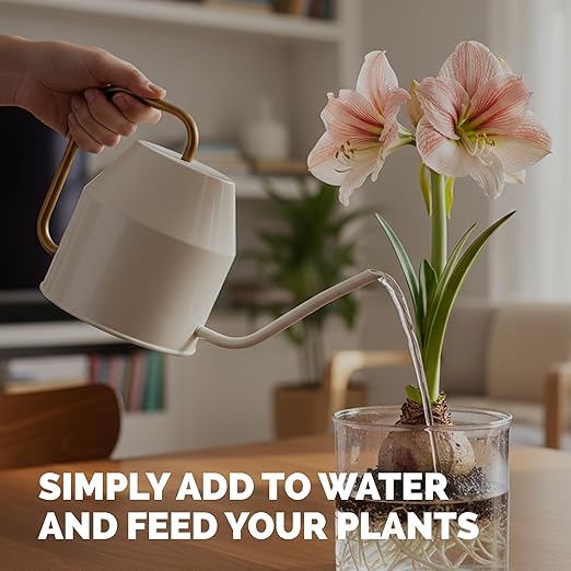 Amaryllis Fertilizer – Liquid Plant Food for Bigger Blooms, Stronger Bulb Development & Vibrant Flower Color, 32 oz