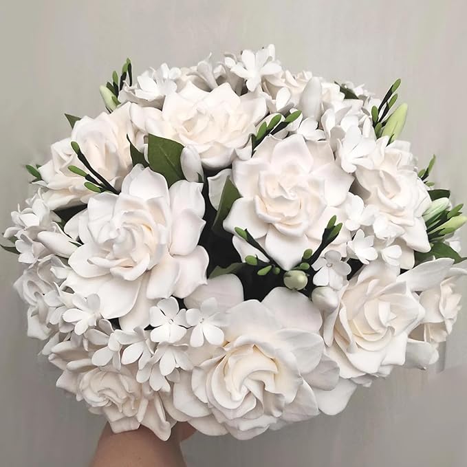 Gardenia Veitchii - Everblooming - Gardenia Jasminoides. Fragrant Evergreen Shrub with Glossy Foliage and Pure White Blooms, Perfect for Pots, Borders, or Gardens (2 Gardenia Veitchii Plants in Cup)