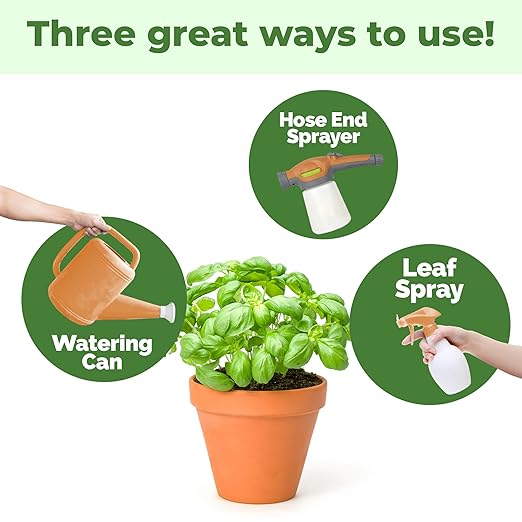 Vegan Fertilizer for Vegetable Gardens, Works Great for All Types of Plants, Liquid Fertilizer by TPS Plant Foods, 8 oz (250mL)