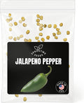 Fall & Winter Jalapeno Pepper Seeds for Indoor Planting – 50 Non-GMO Heirloom USA-Grown Medium Hot 2,500–8,000 SHU Seeds with High Germination (Capsicum annuum)