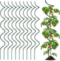 58" Plant Supports Spiral Tomato Cages, 10 Pack Metal Twisted Tomato Stakes Climbing Plant Stake Tower Outdoor Indoor