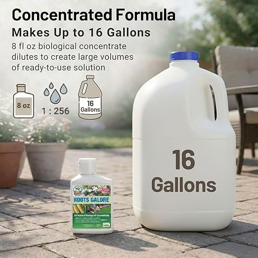 RG800147 Fertilizer - Improves Seed Germination & Root Growth, 8 oz Liquid Concentrate