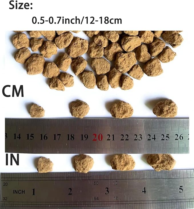 Japanese Super Hard Akadama Bonsai Soil - Large Grain (12-20mm), 6 lb (3.6 QT) | Premium Volcanic Clay Medium for Large Bonsai Drainage,Orchids & Heavy Roots