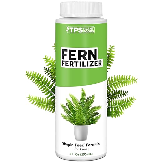 Fern Fertilizer – Liquid Plant Food for Fuller Fronds, Deep Green Color & Lush Growth, 8 oz