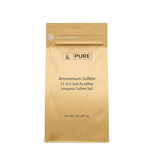 Pure Original Ingredients Ammonium Sulfate Soil Acidifier, Inorganic Sulfate Salt (2 Pound)