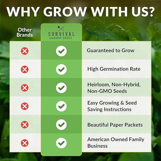 Survival Garden Seeds Tussock Bellflower Seed for Planting - 3 Packets with Instructions to Plant and Grow Campanula carpatica in Your Home Flower Garden - Non-GMO Heirloom