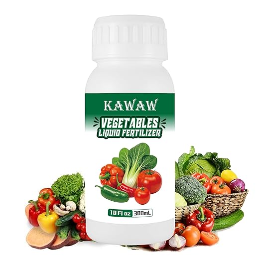 10oz Organic Vegetable Probiotic Fertilizer – Natural Microbial Plant Nutrient Solution for All Vegetables, Promotes Green Leaves, Strong Roots & Healthy Growth