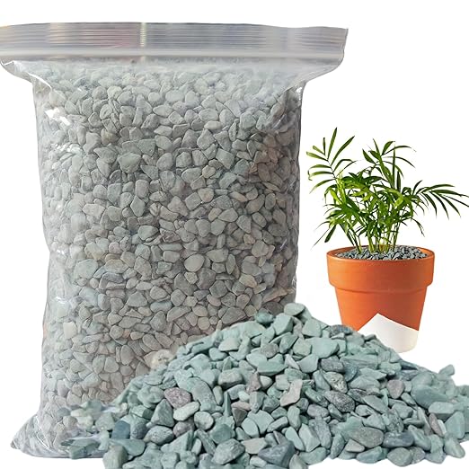 Zeolite Rocks Bulk 880g - Green Zeolite Granules for Plants,Indoor Plant Soil Succulent Rocks,Potting Soil Mix for Vase Fillers