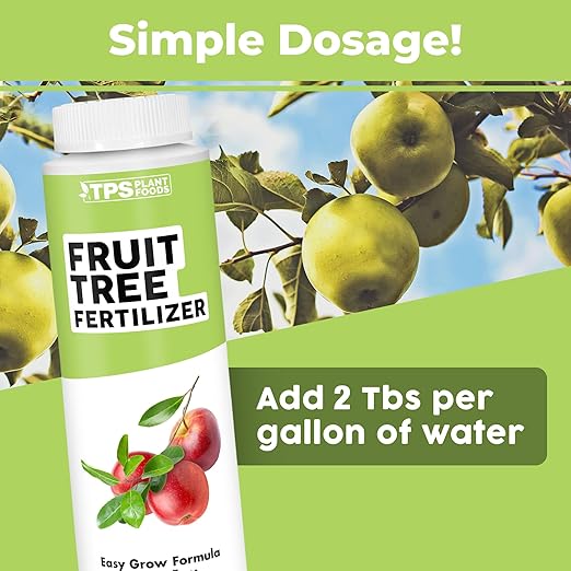 Fruit Tree Fertilizer for All Fruit Trees Peach, Apple, and Pear, Liquid Plant Food 8 oz (250mL)